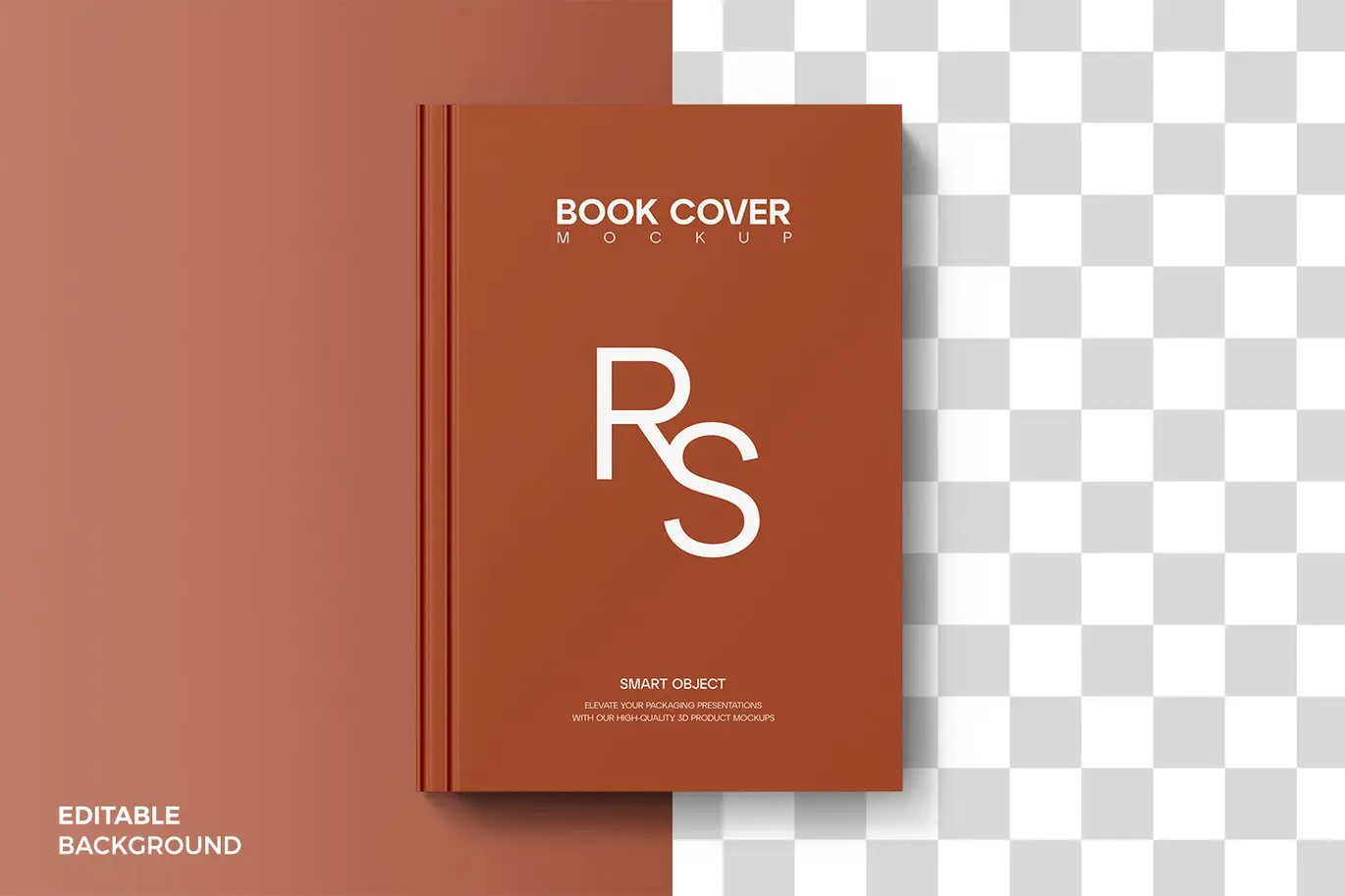 逼真效果书籍立体展示样机 Realistic Book Mockup