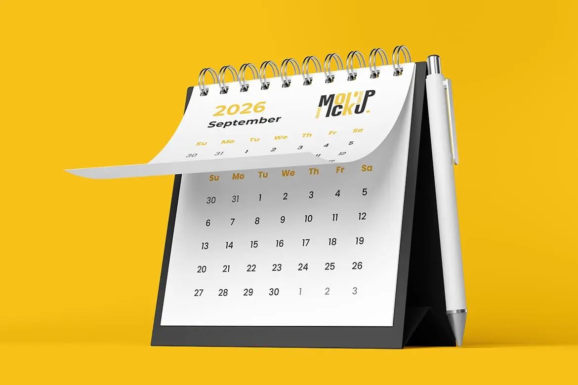 %title插图%num 日历组合展示样机套装 Calendar Mockup Sets