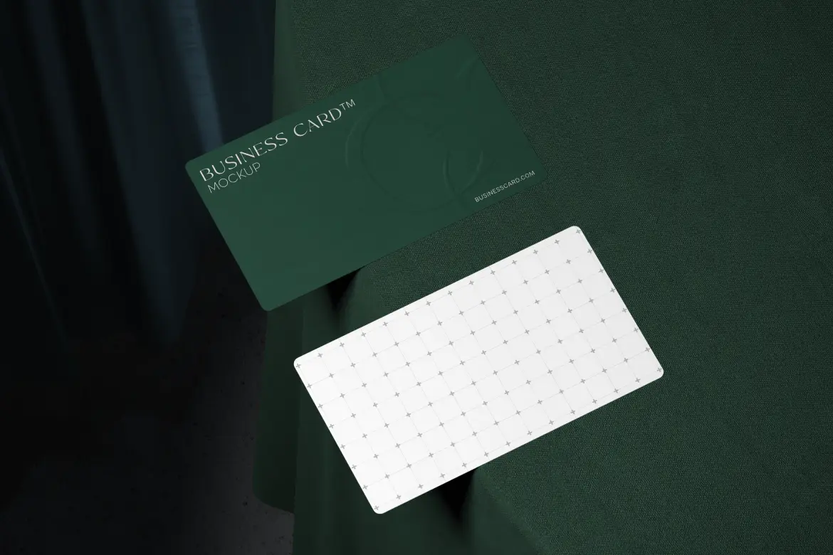 经典商务名片效果展示样机 Business Card Mockup
