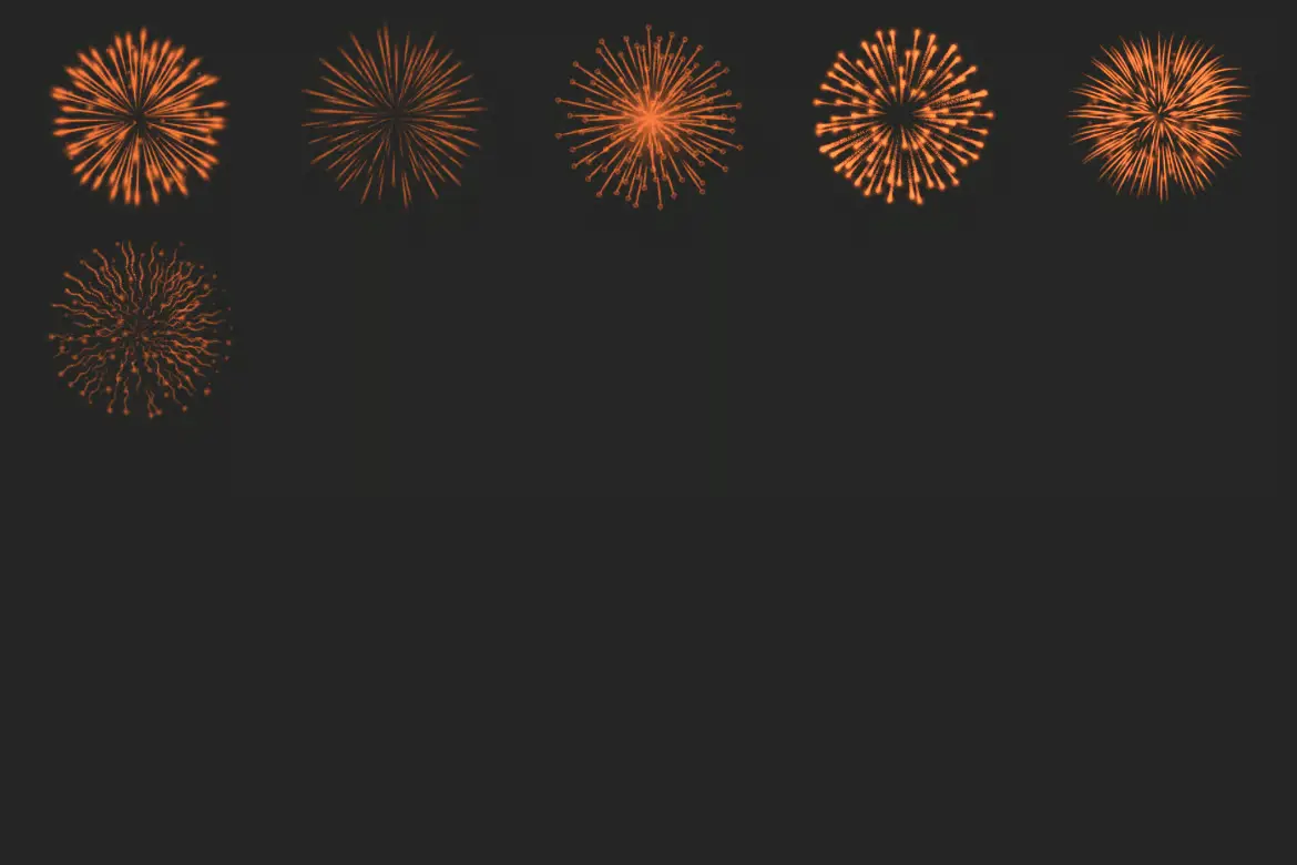 %title插图%num 26 枚 Stamp 烟花 Photoshop 画笔