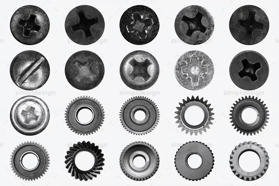 95 个螺旋头 Photoshop 画笔