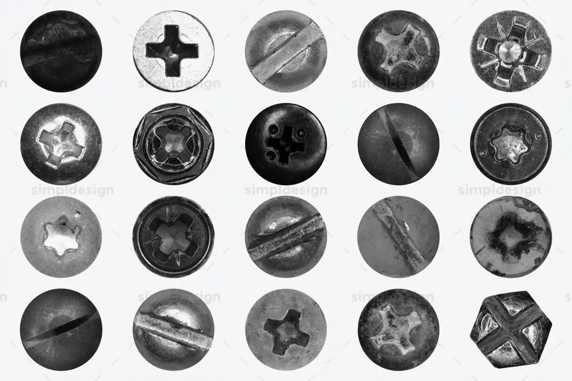 95 个螺旋头 Photoshop 画笔