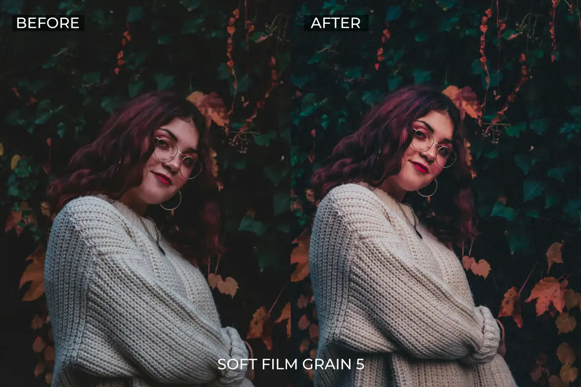 Lightroom 预设 - 柔光颗粒效果