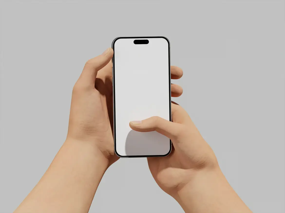 %title插图%num 手持手机模型