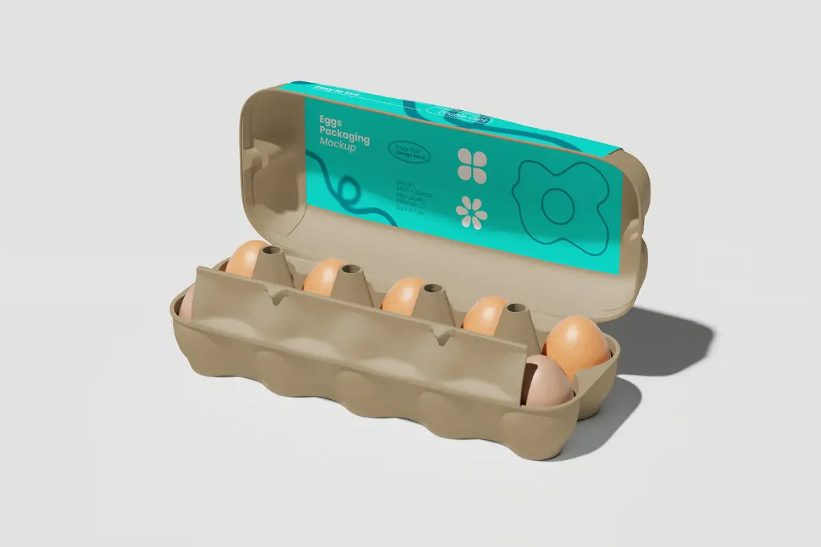 蛋类包装展示样机模版