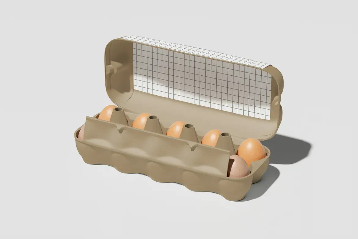 蛋类包装展示样机模版