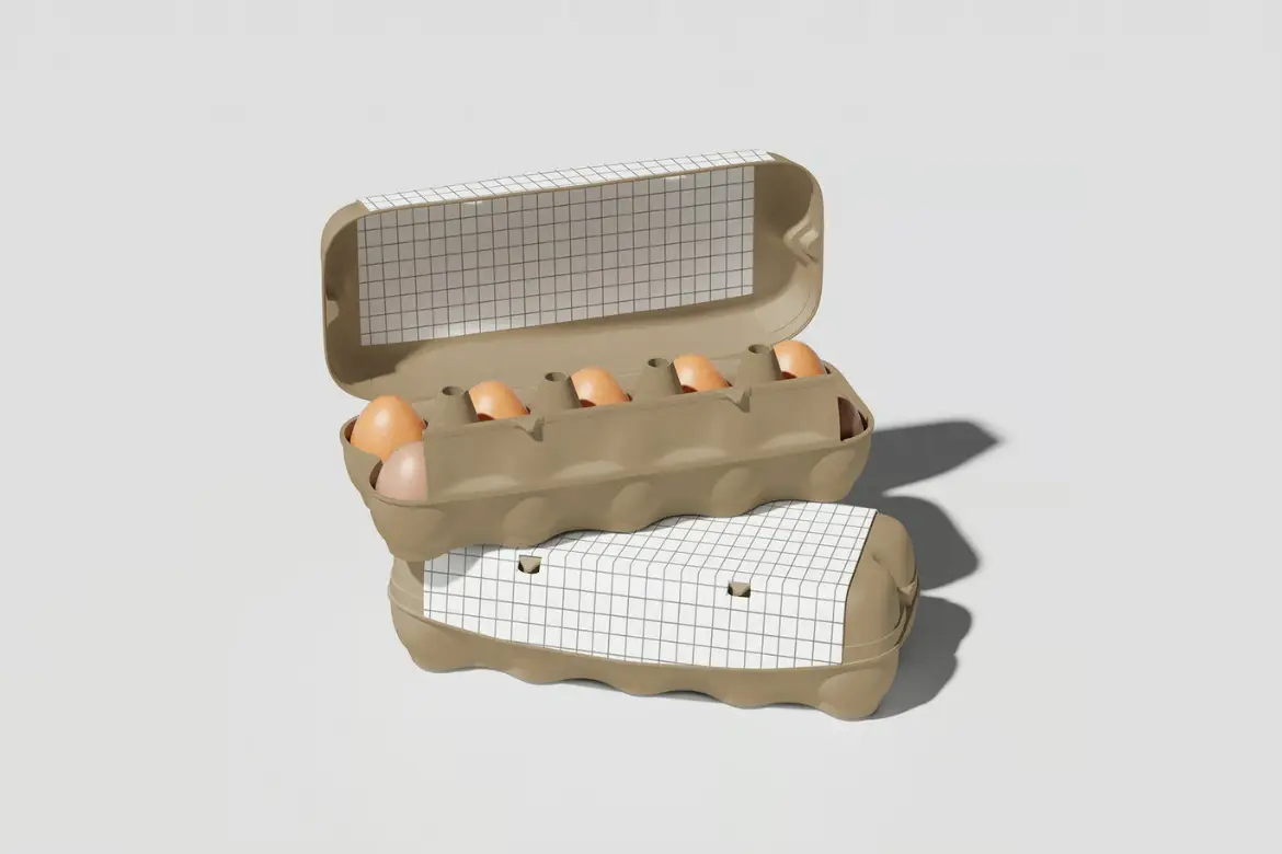 蛋类包装展示样机模版