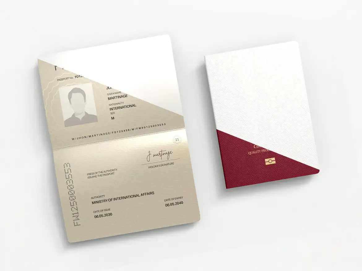 国际护照封面模板套装