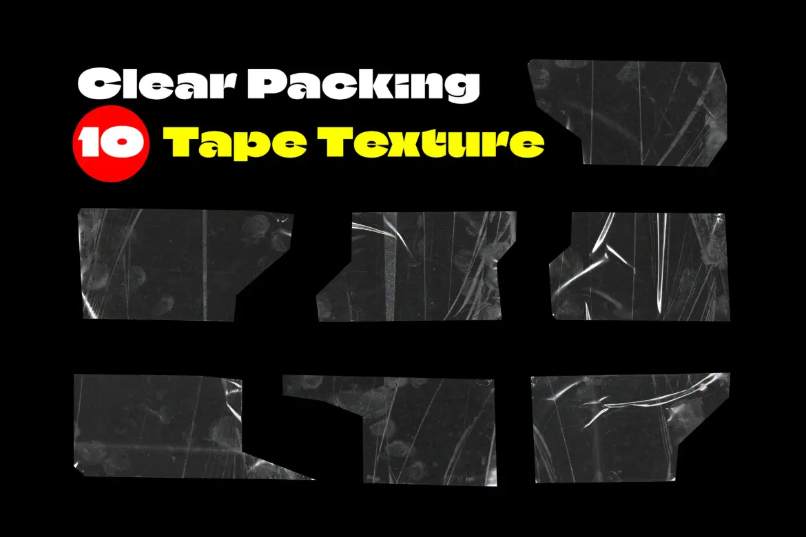 透明包装胶带纹理