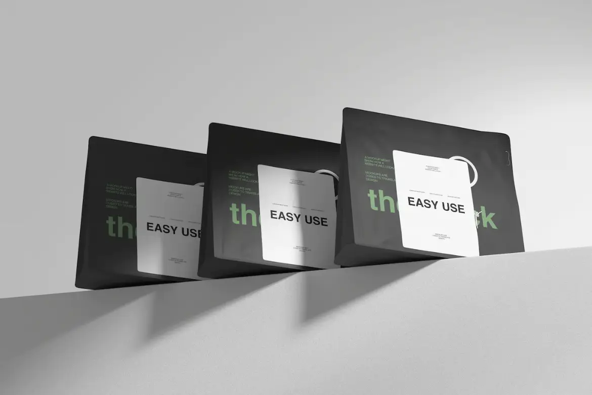 站立式包装袋模型