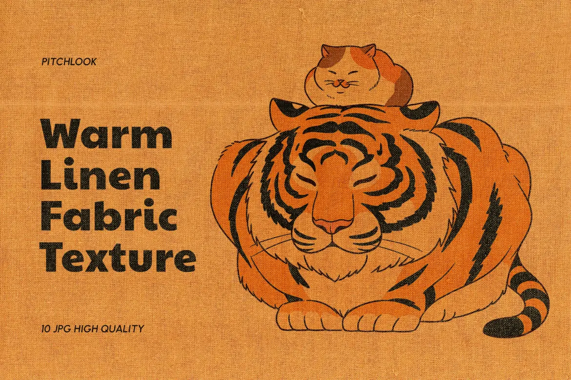 温暖的亚麻面料质感