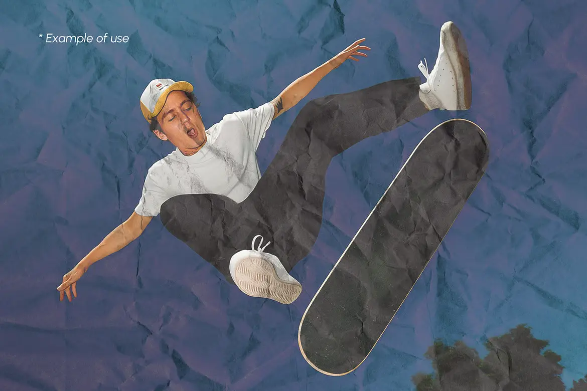 %title插图%num 凌乱的黑色纸张质地