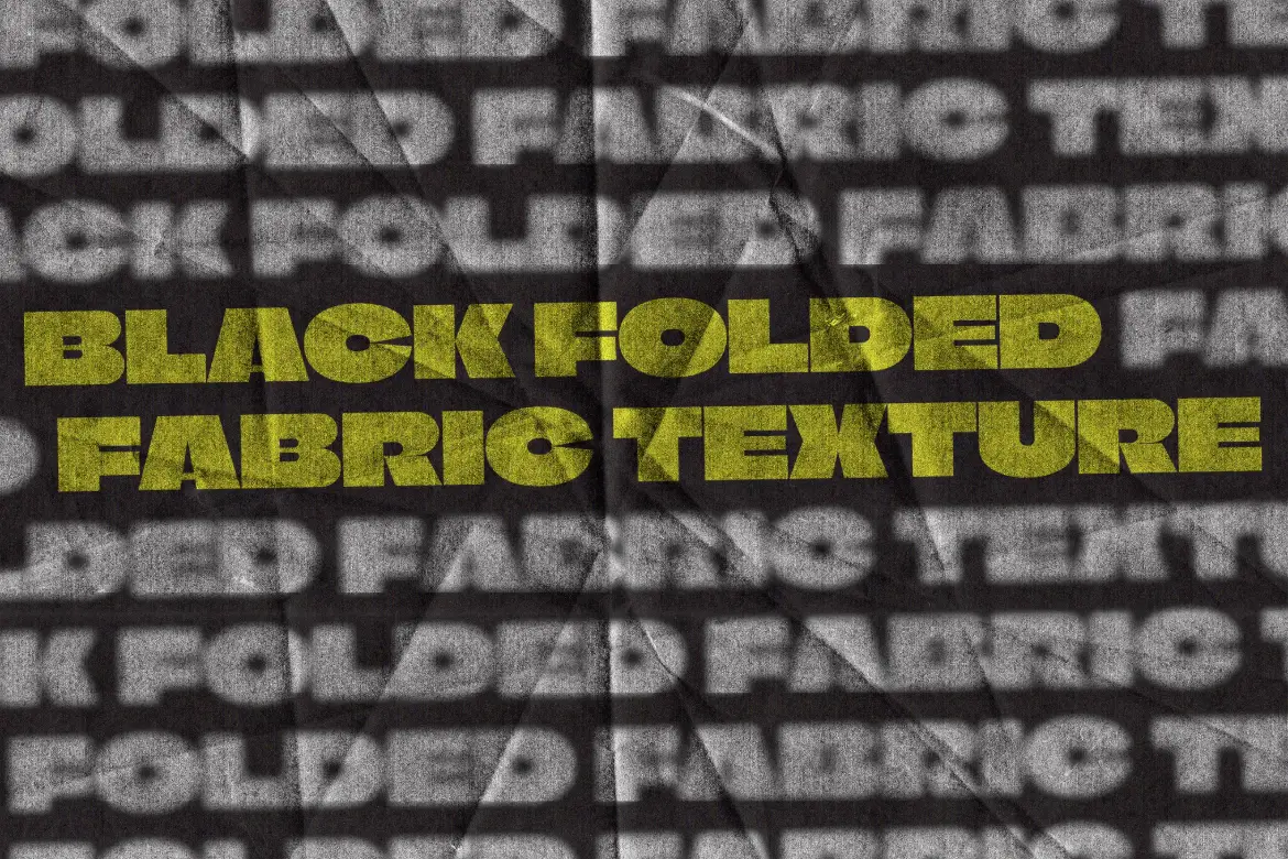 黑色折叠布质感