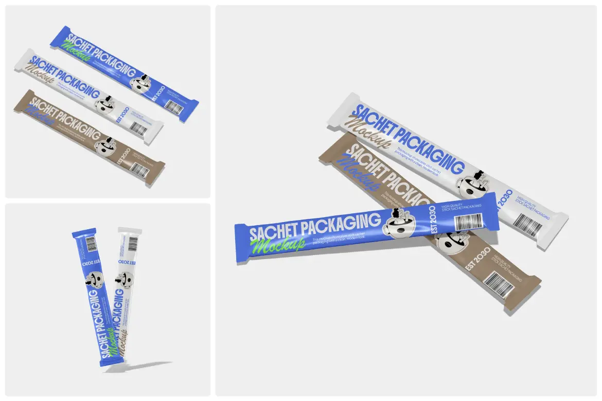棒状包装模型样机