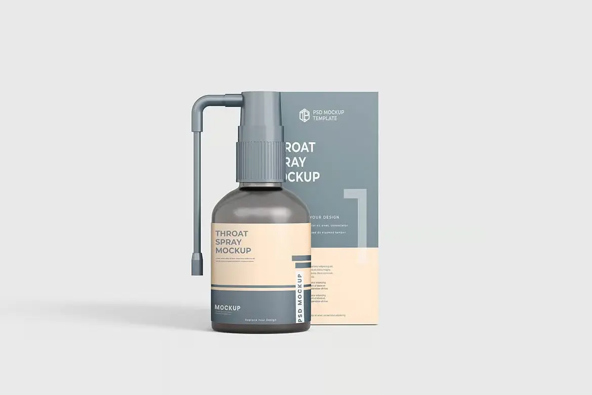 %title插图%num 喉咙喷雾瓶模型
