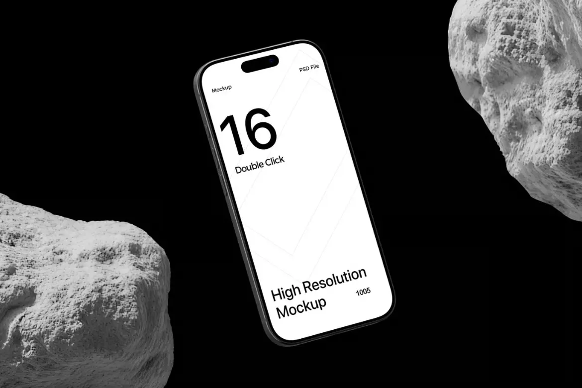 iPhone 16 Pro Max 岩石模型