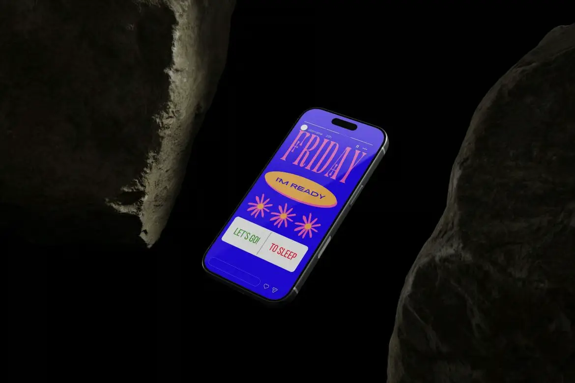 %title插图%num 智能手机17 Pro样机PSD模板