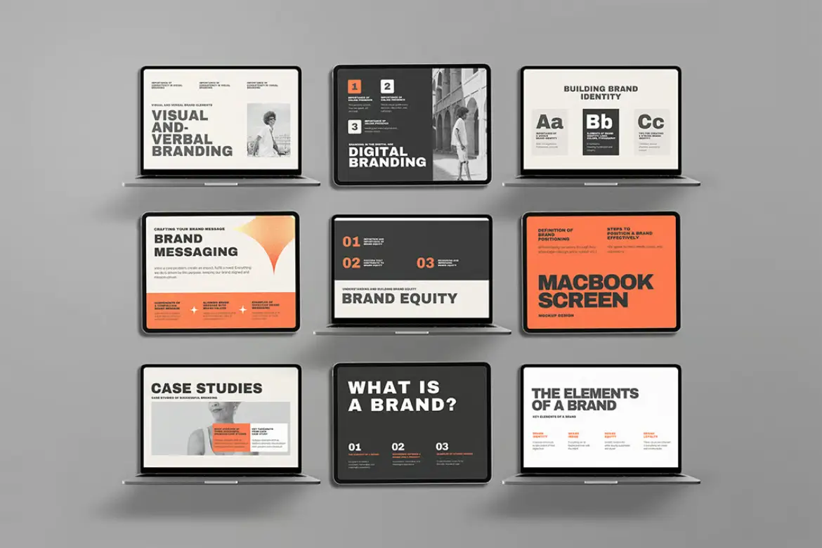 5套Macbook+iPad组合样机PSD模版