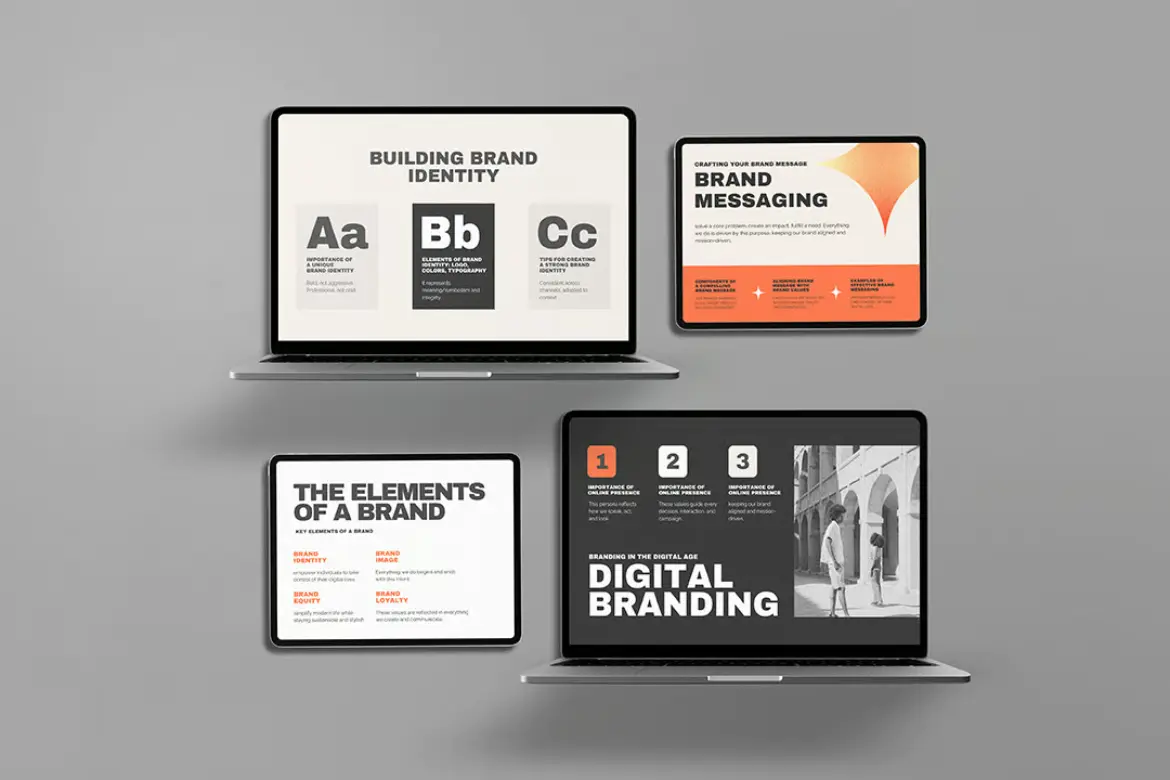 5套Macbook+iPad组合样机PSD模版