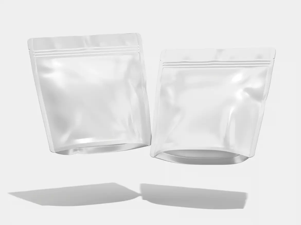 %title插图%num 3套高品质咖啡袋包装模型PSD样机