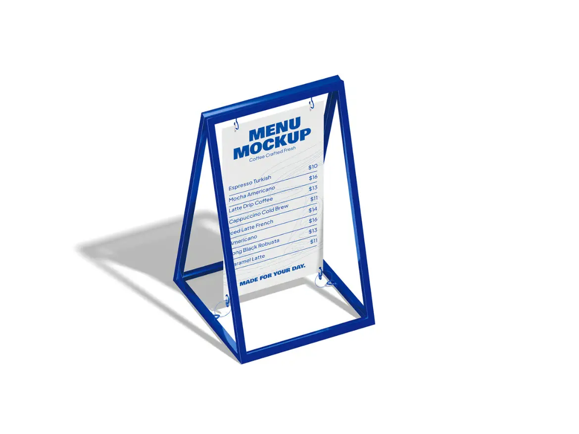 3套高质量菜单模型PSD样机