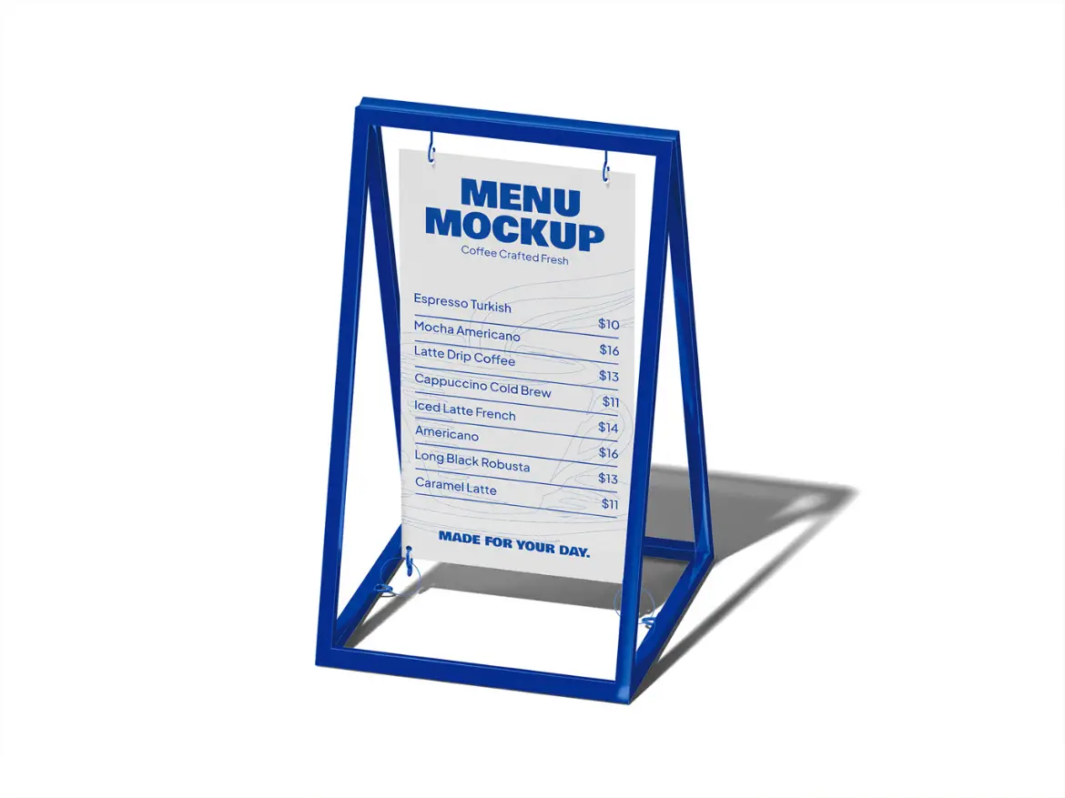 3套高质量菜单模型PSD样机