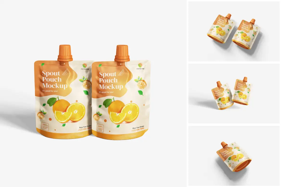 4套袋装模型PSD样机