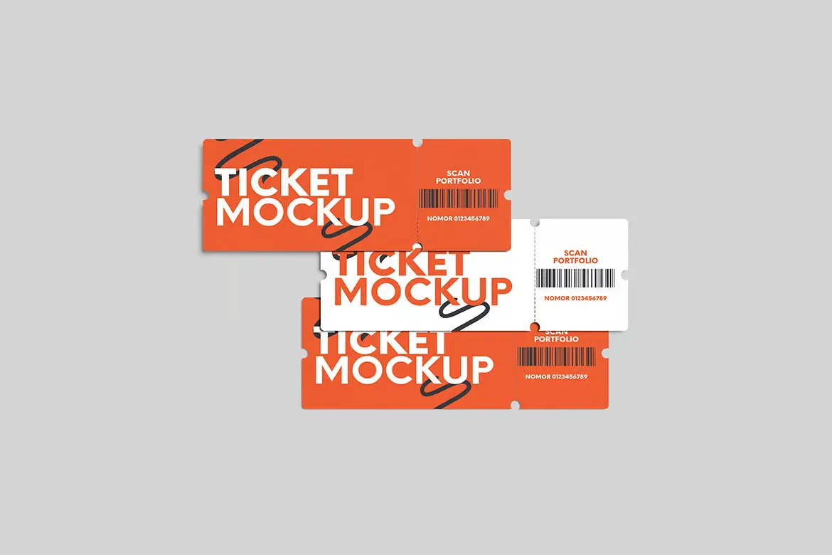 4套票务模型PSD样机