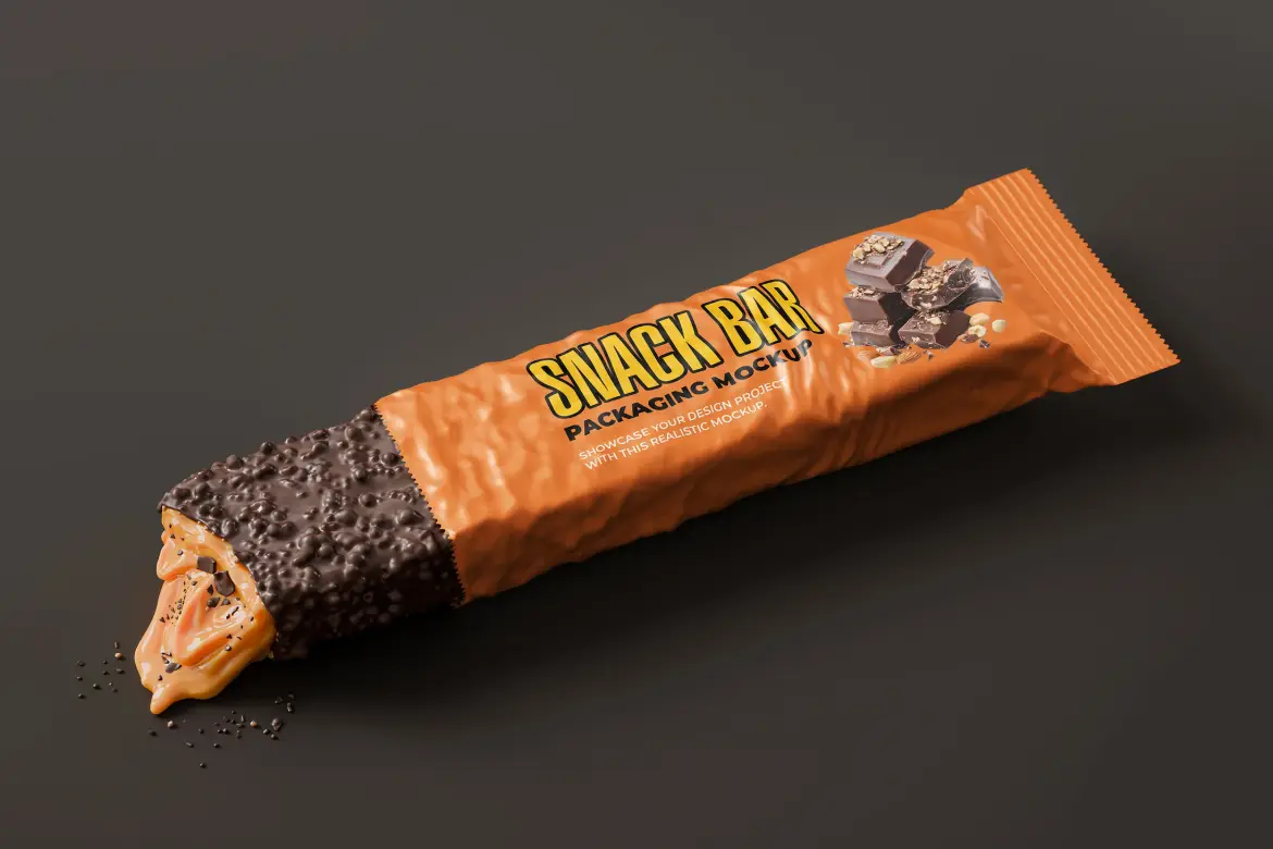 高品质零食吧包装样板PSD样机