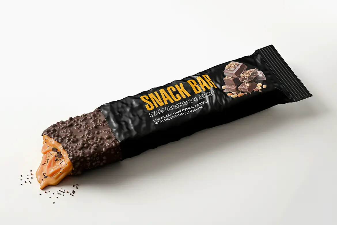 高品质零食吧包装样板PSD样机