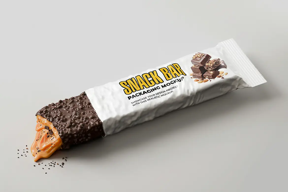 高品质零食吧包装样板PSD样机