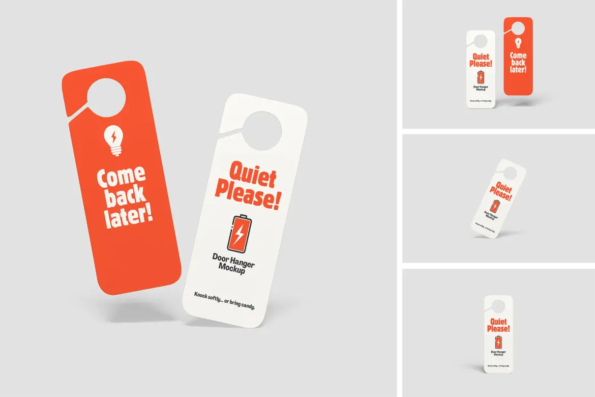 4套高品质门挂模型PSD样机