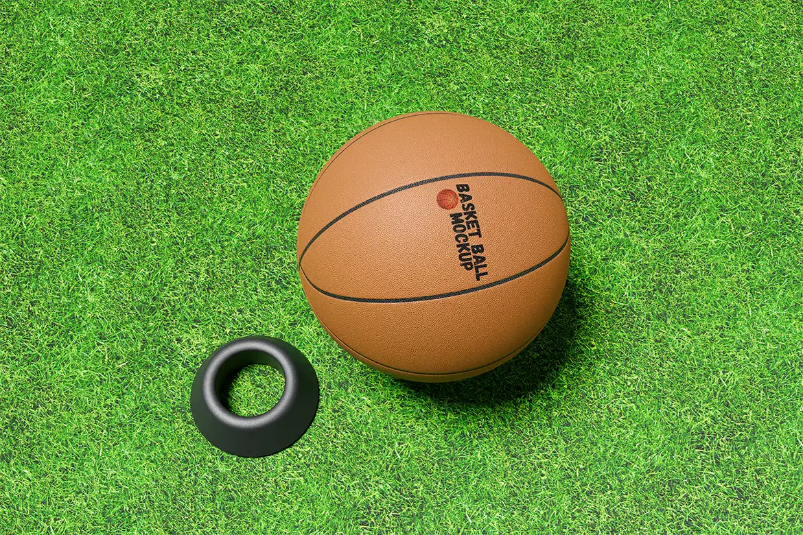 4套高分辨率篮球模型PSD样机