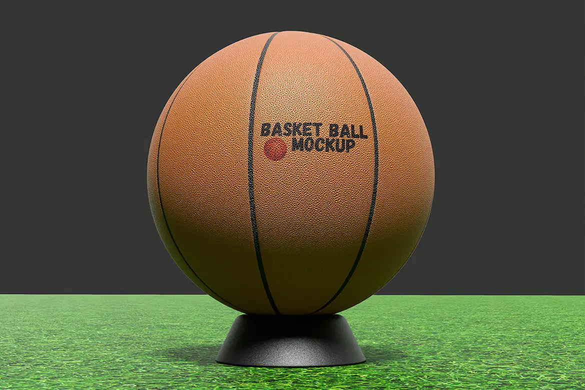 4套高分辨率篮球模型PSD样机