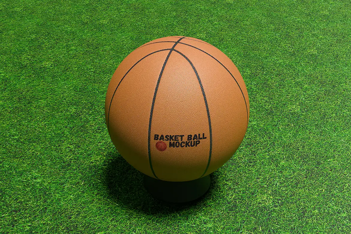 4套高分辨率篮球模型PSD样机