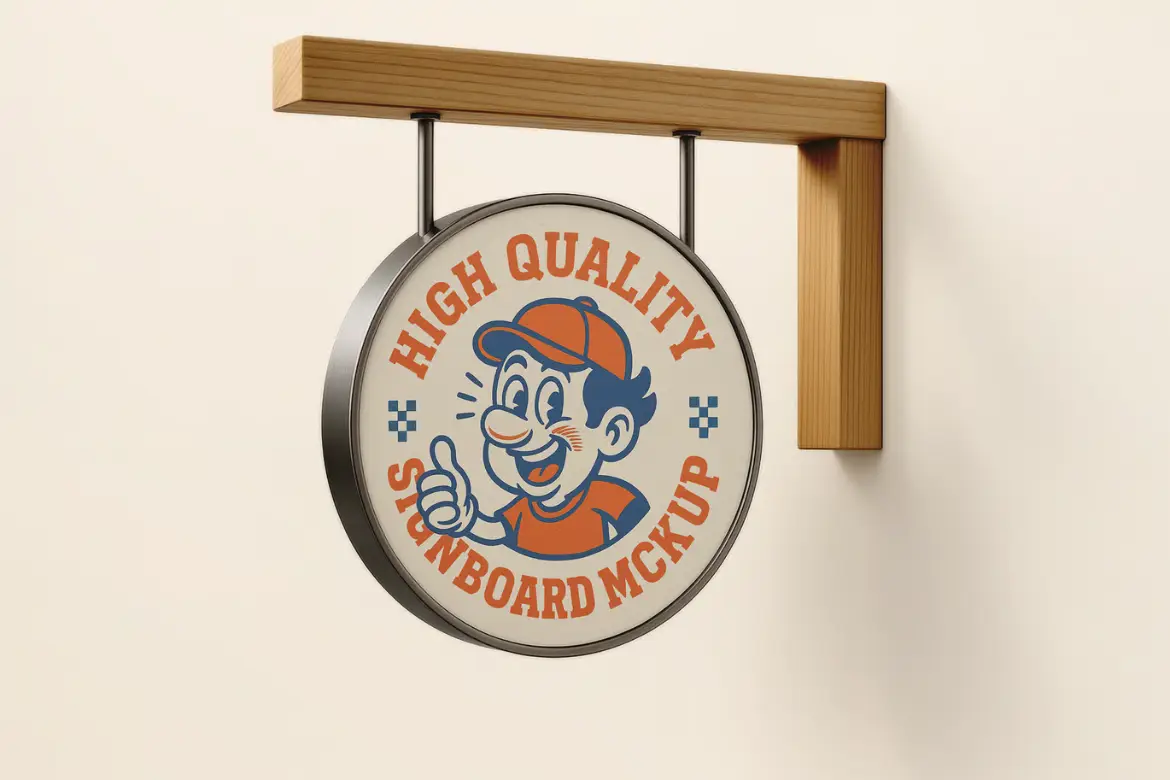 %title插图%num 招牌模型PSD样机