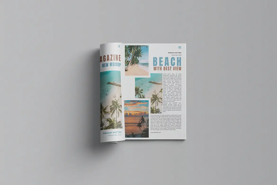 %title插图%num 4套高分辨率杂志模型PSD样机