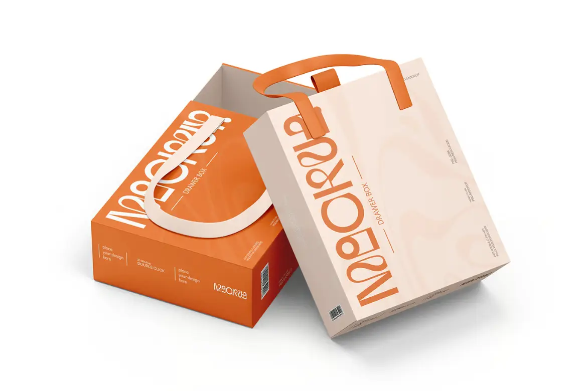 %title插图%num 带手柄抽屉首饰盒模型PSD样机