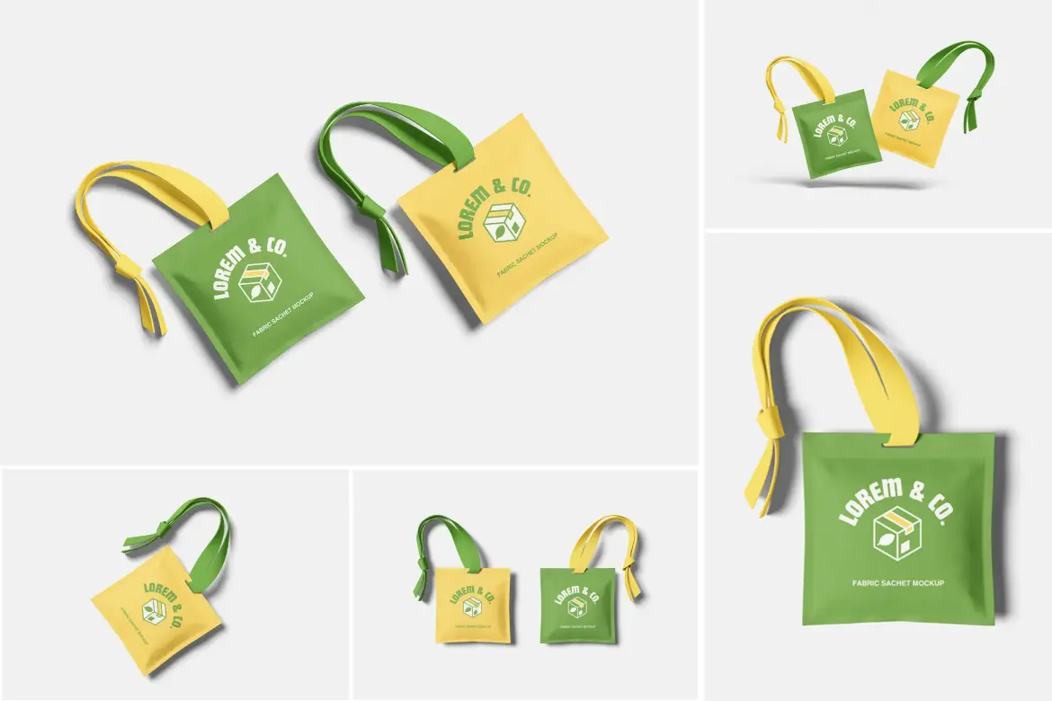 5套高清布袋模型PSD样机