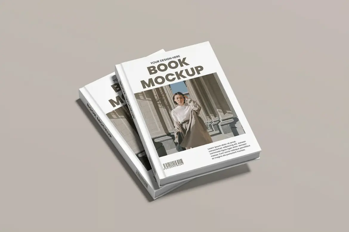 %title插图%num 4套专业精装书模型PSD样机