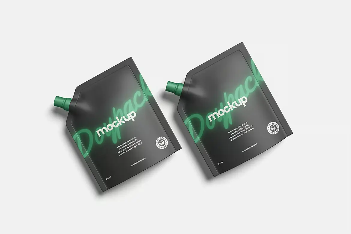 5套食品自立袋PSD样机