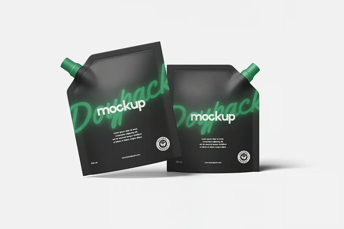 5套食品自立袋PSD样机