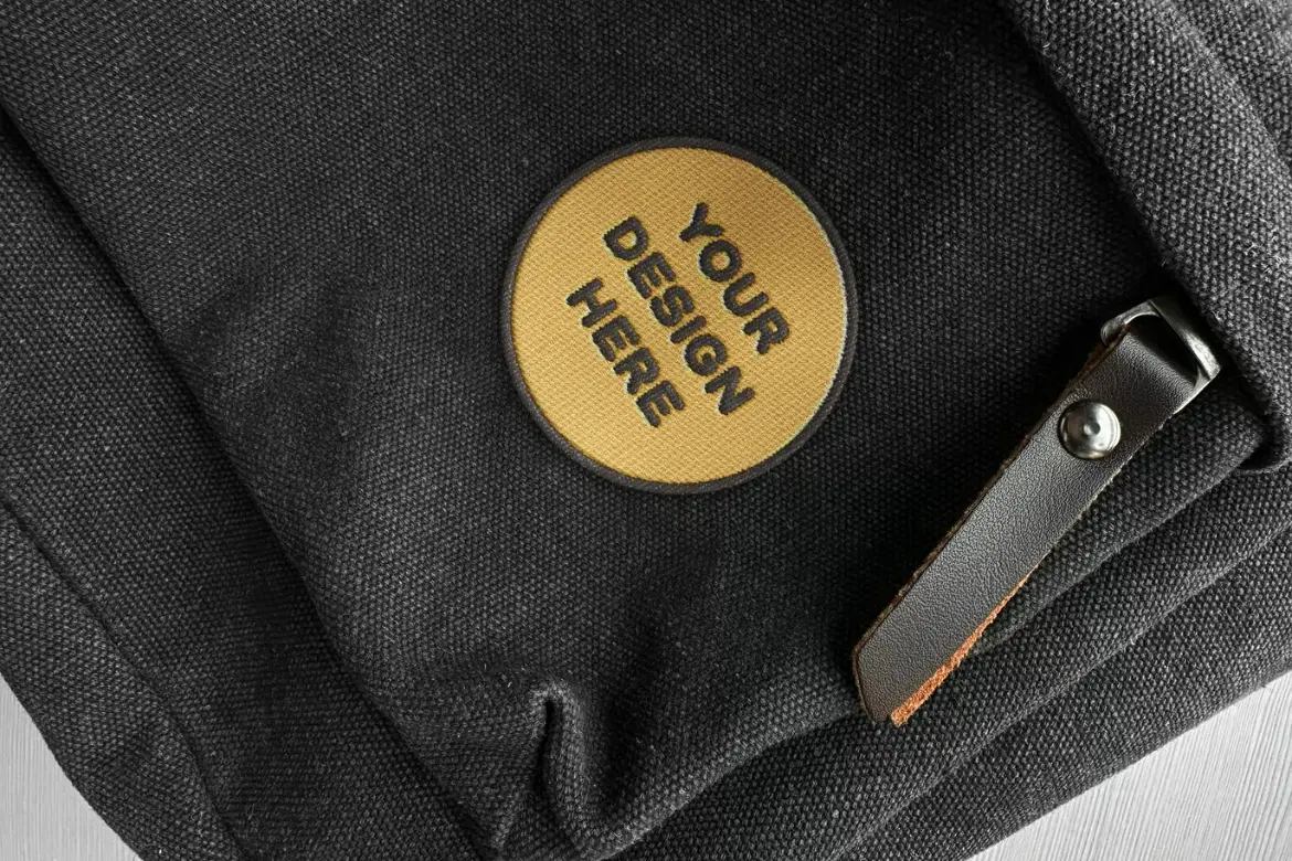 背包补丁刺绣标识模型PSD样机