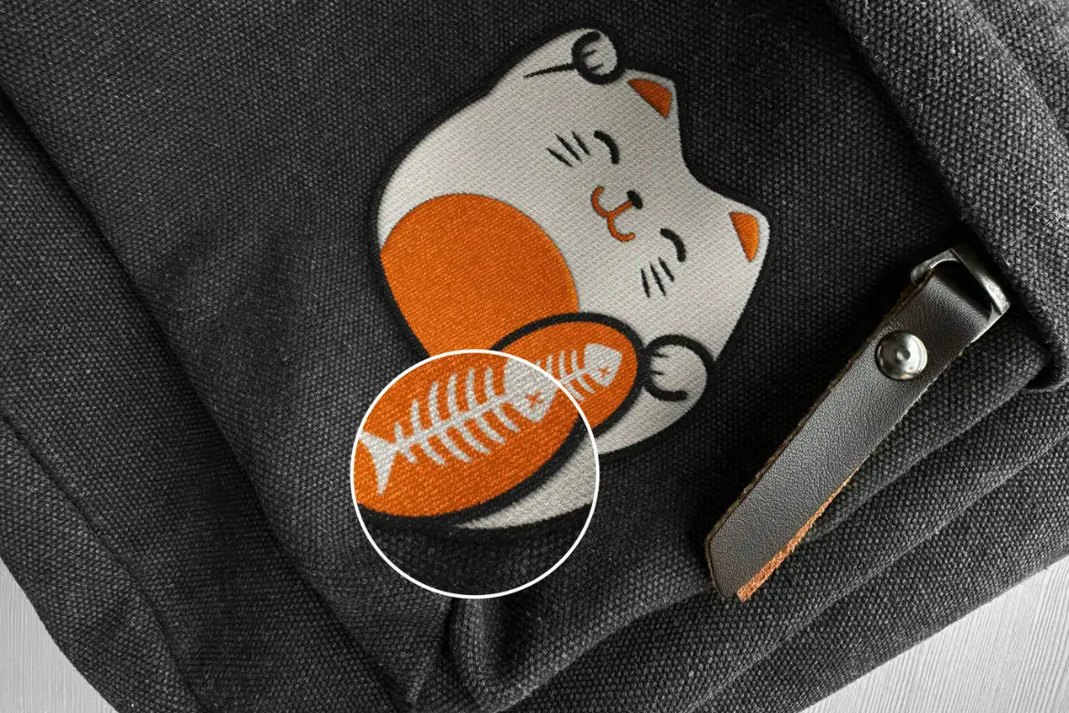 背包补丁刺绣标识模型PSD样机