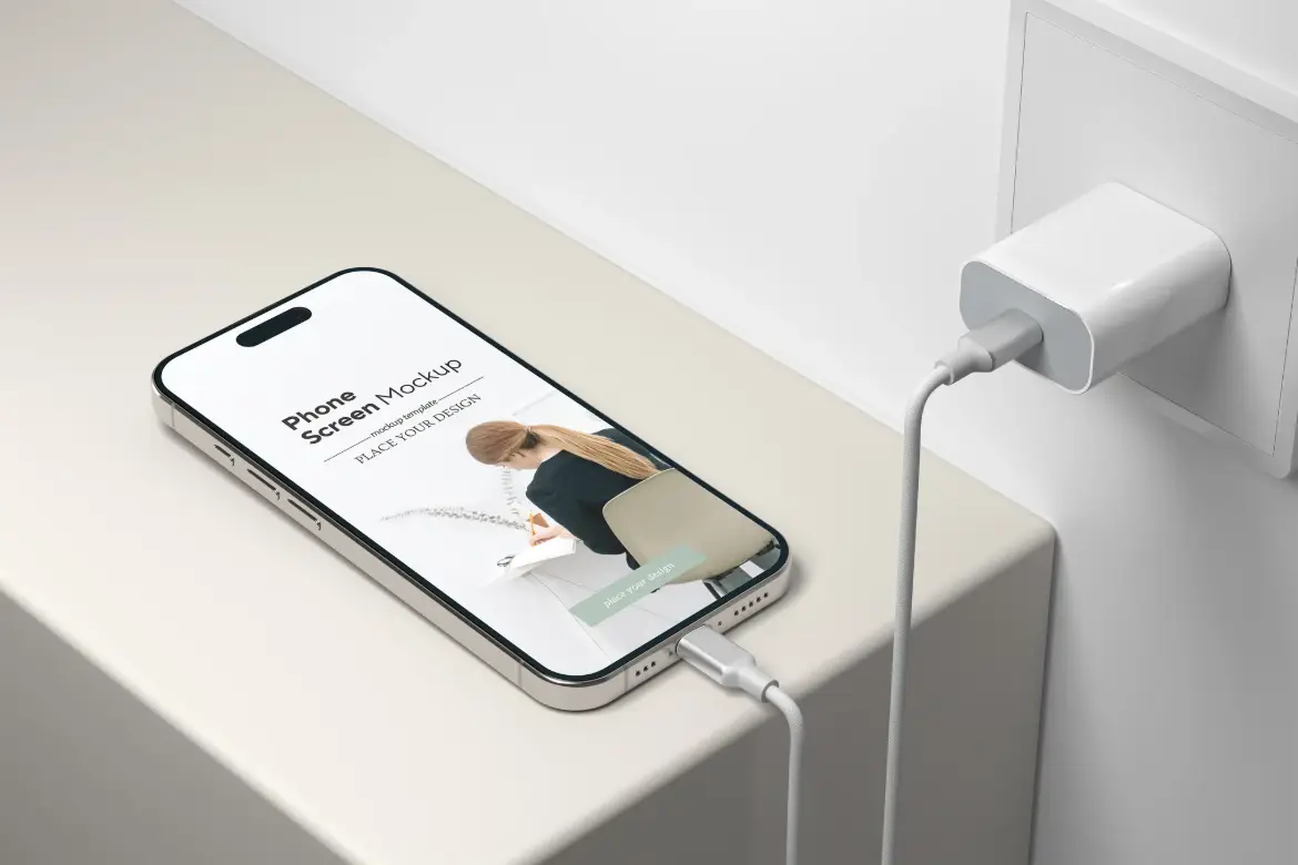 高质量iPhone 3D模型PSD样机