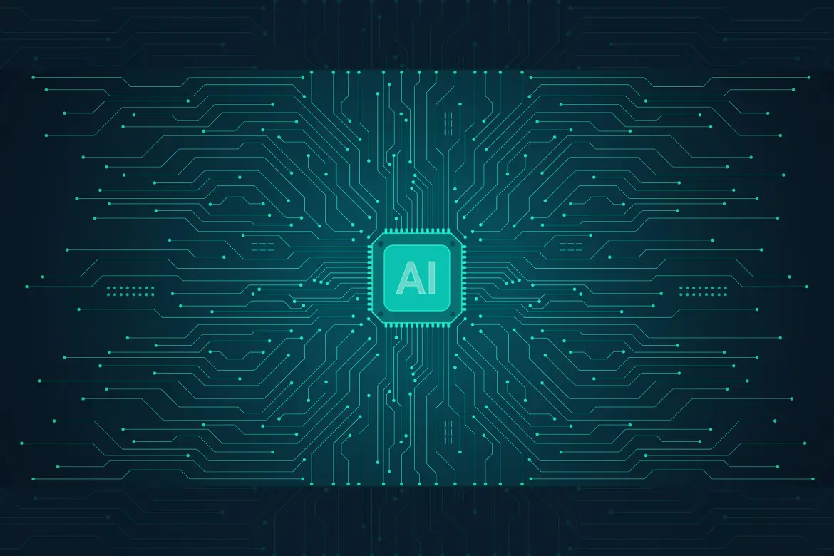 AI技术脑力医学抽象背景矢量素材