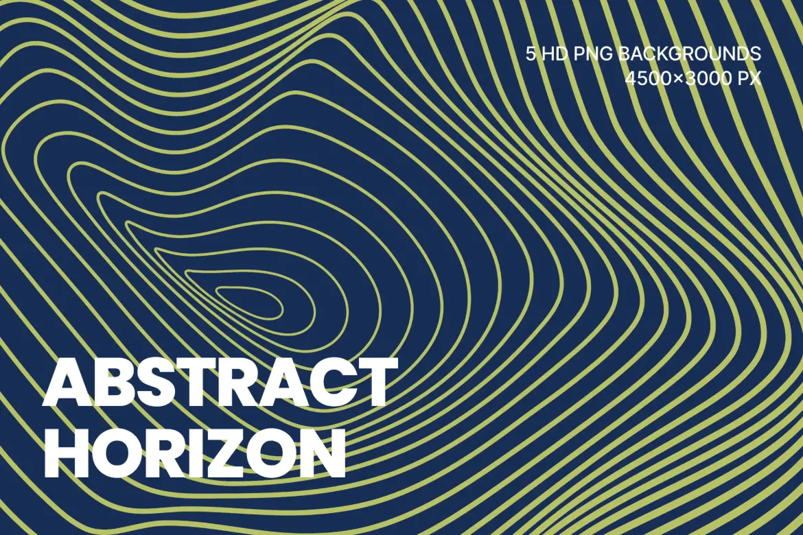 5套未来感抽象地平线PNG背景