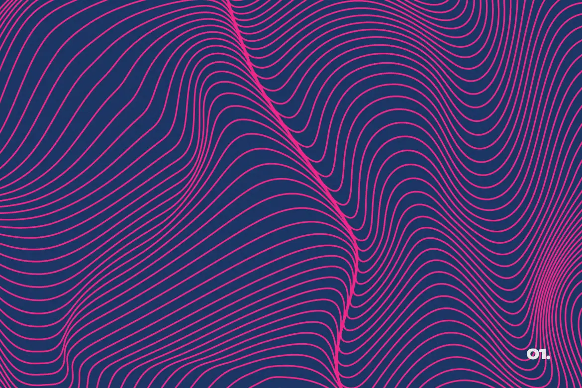 5套未来感抽象地平线PNG背景