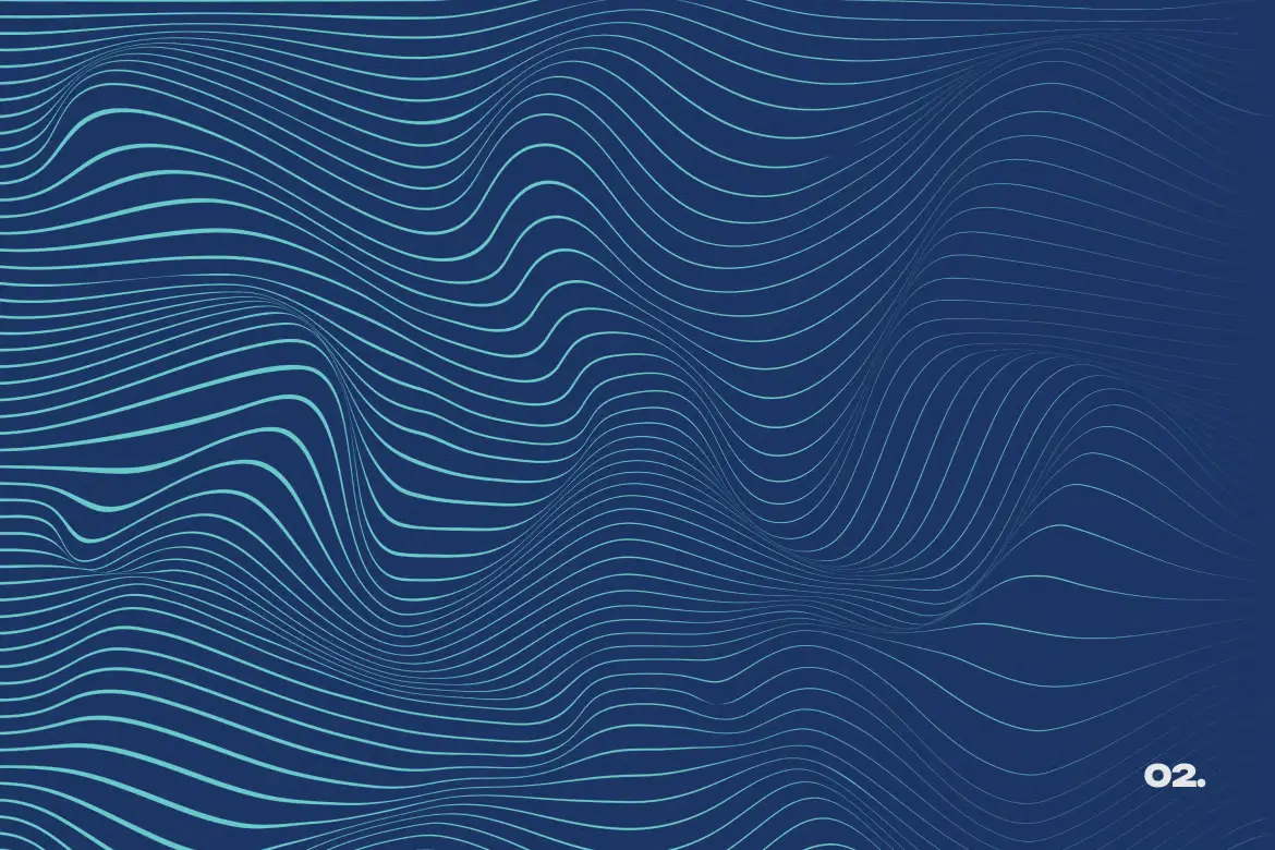 5套未来感抽象地平线PNG背景