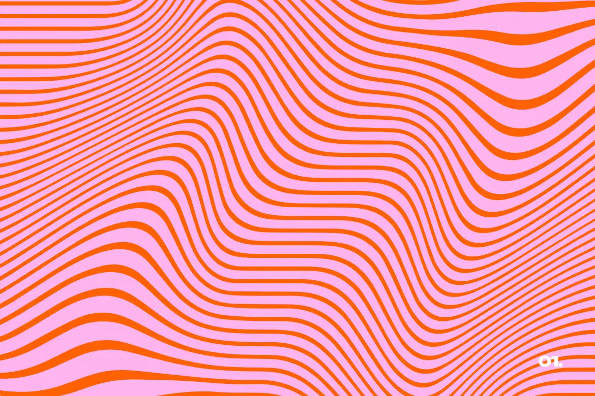 波浪线条抽象背景